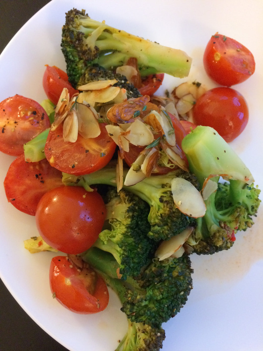 Roasted Broccoli and Tomatoes